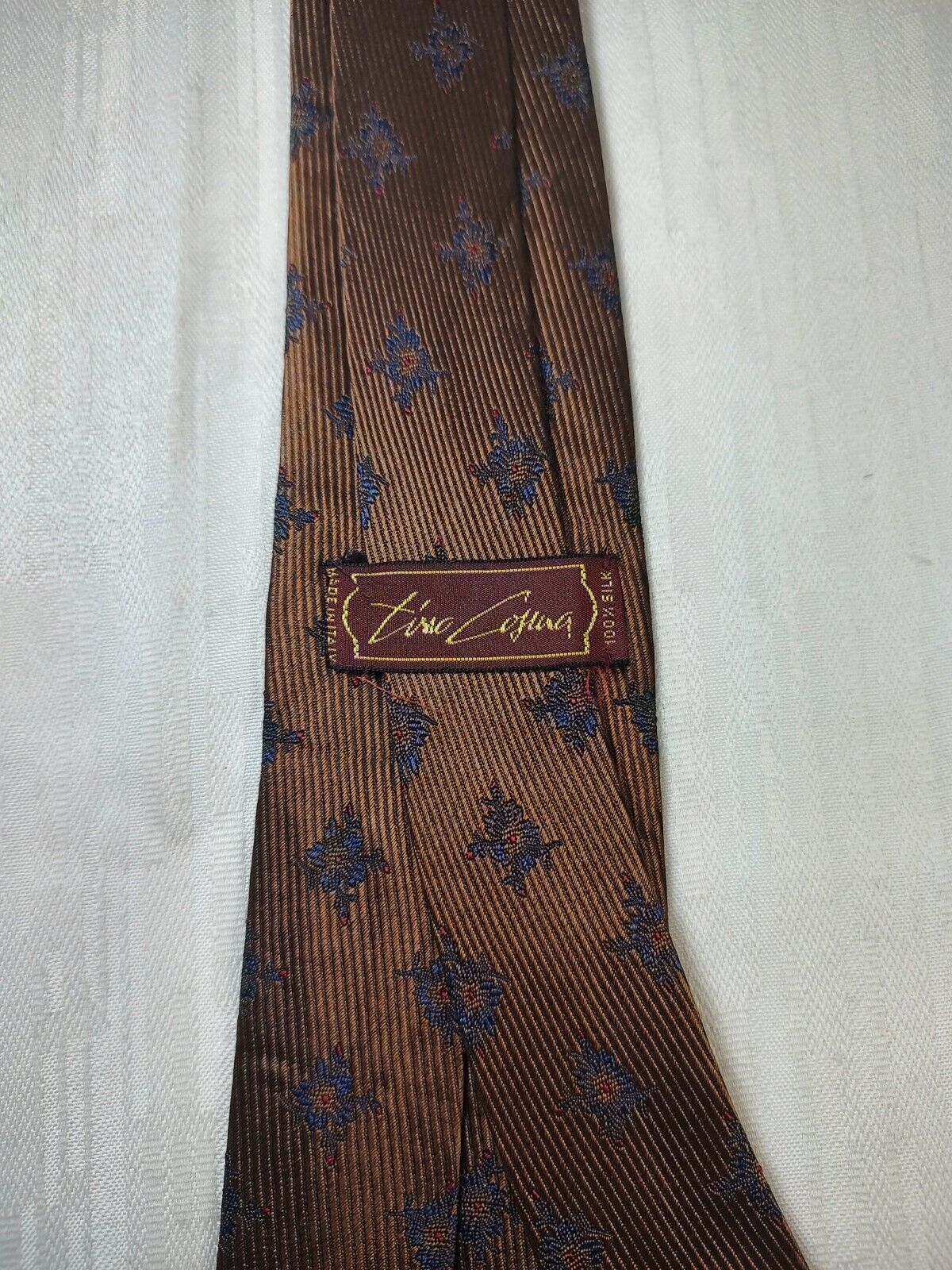 TINO COSMA 100% SILK TIE SETA CRAVATTA NECKTIE MADE IN ITALIA CLASSIC