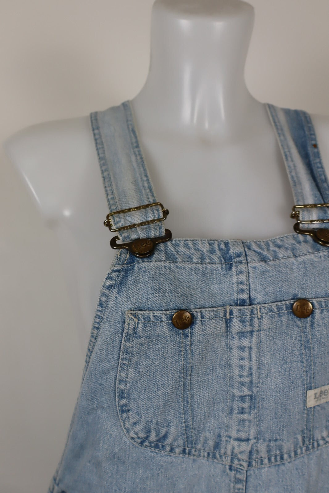 LEE COMPLETO DONNA PANTALONE Tg. S SALOPETTE ONE PIECE VINTAGE CASUAL DENIM