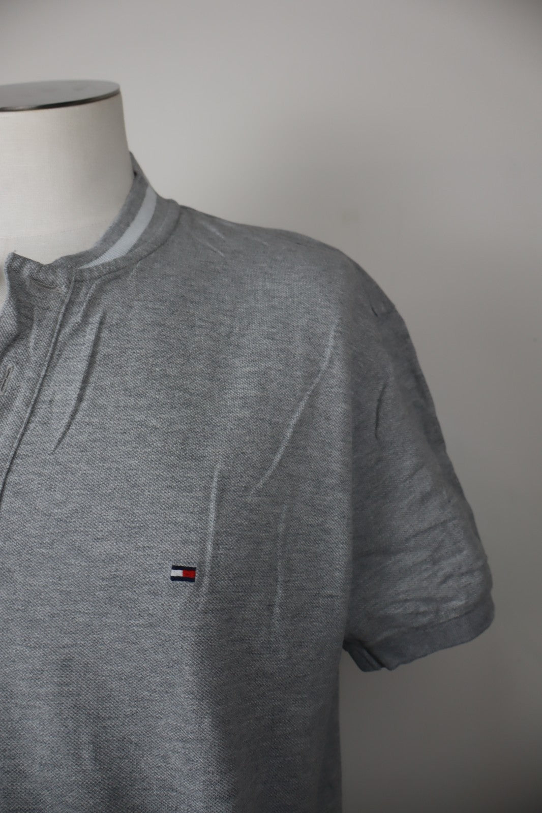 TOMMY HILFIGER MAGLIA POLO UOMO XL MAN T-SHIRT CASUAL VINTAGE COTONE COTTON LOGO