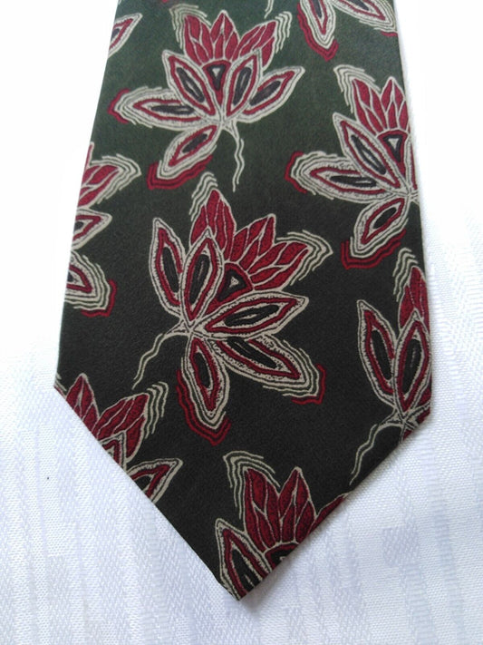 MARIO VALENTINO NAPOLI 100% SILK TIE SETA CRAVATTA NECKTIE MADE IN ITALY