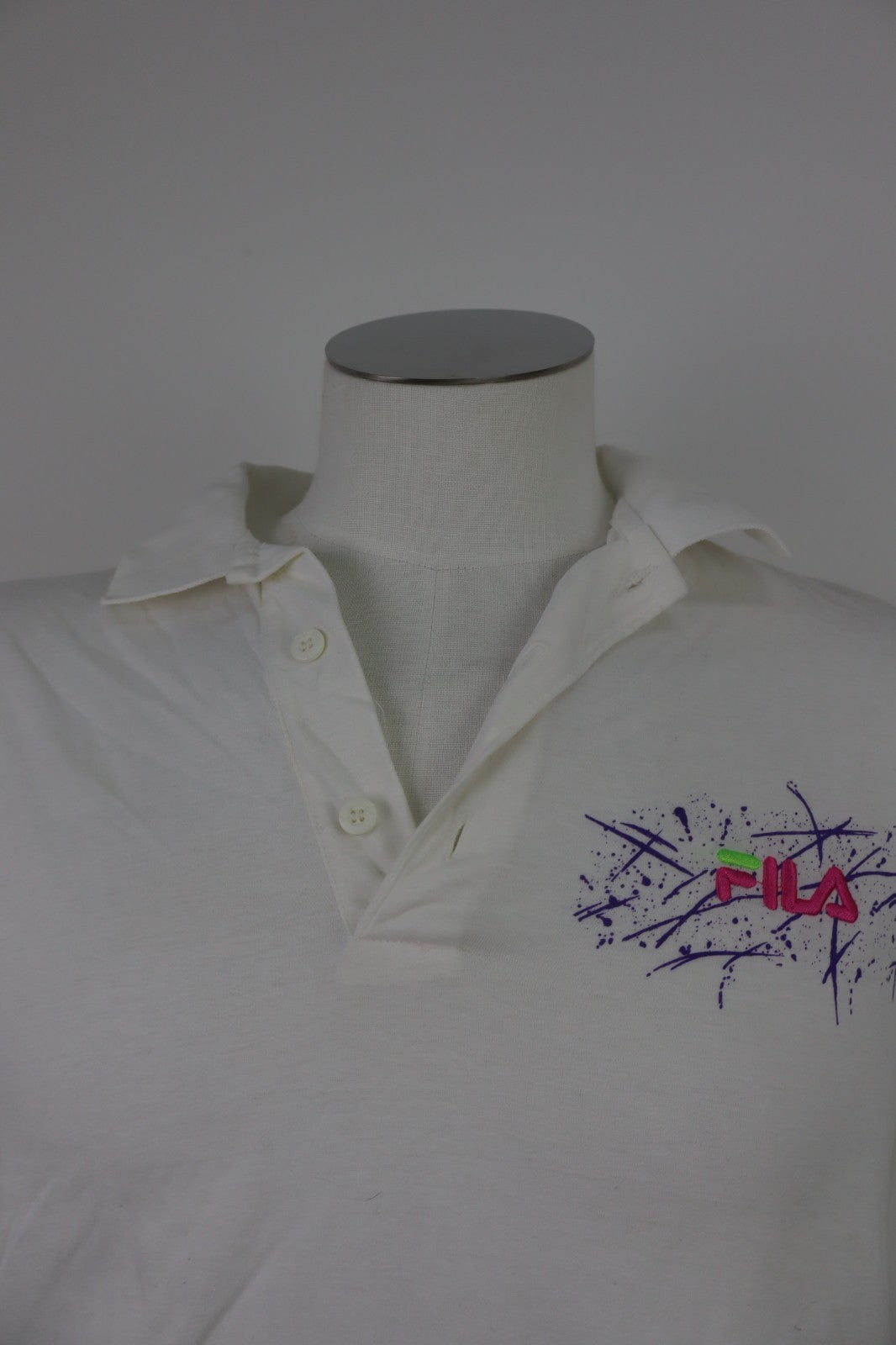 FILA TENNIS MAGLIA POLO UOMO TG. 50 MAN T-SHIRT CASUAL VINTAGE TENNIS
