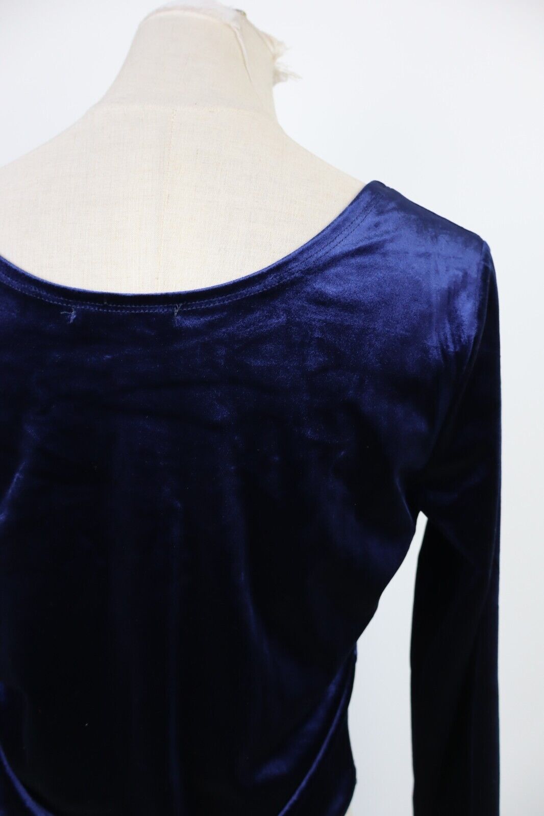 MAGLIA CROP TOP DONNA M WOMAN T-SHIRT LUXURY MALLCORE VELLUTO GRUNGE Y2K 2000'S