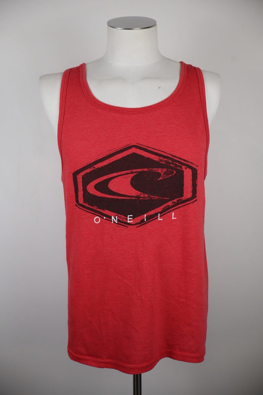 O'NEILL CANOTTA MAGLIA UOMO TG M MAN T-SHIRT CASUAL VINTAGE COTONE COTTON ROSSO