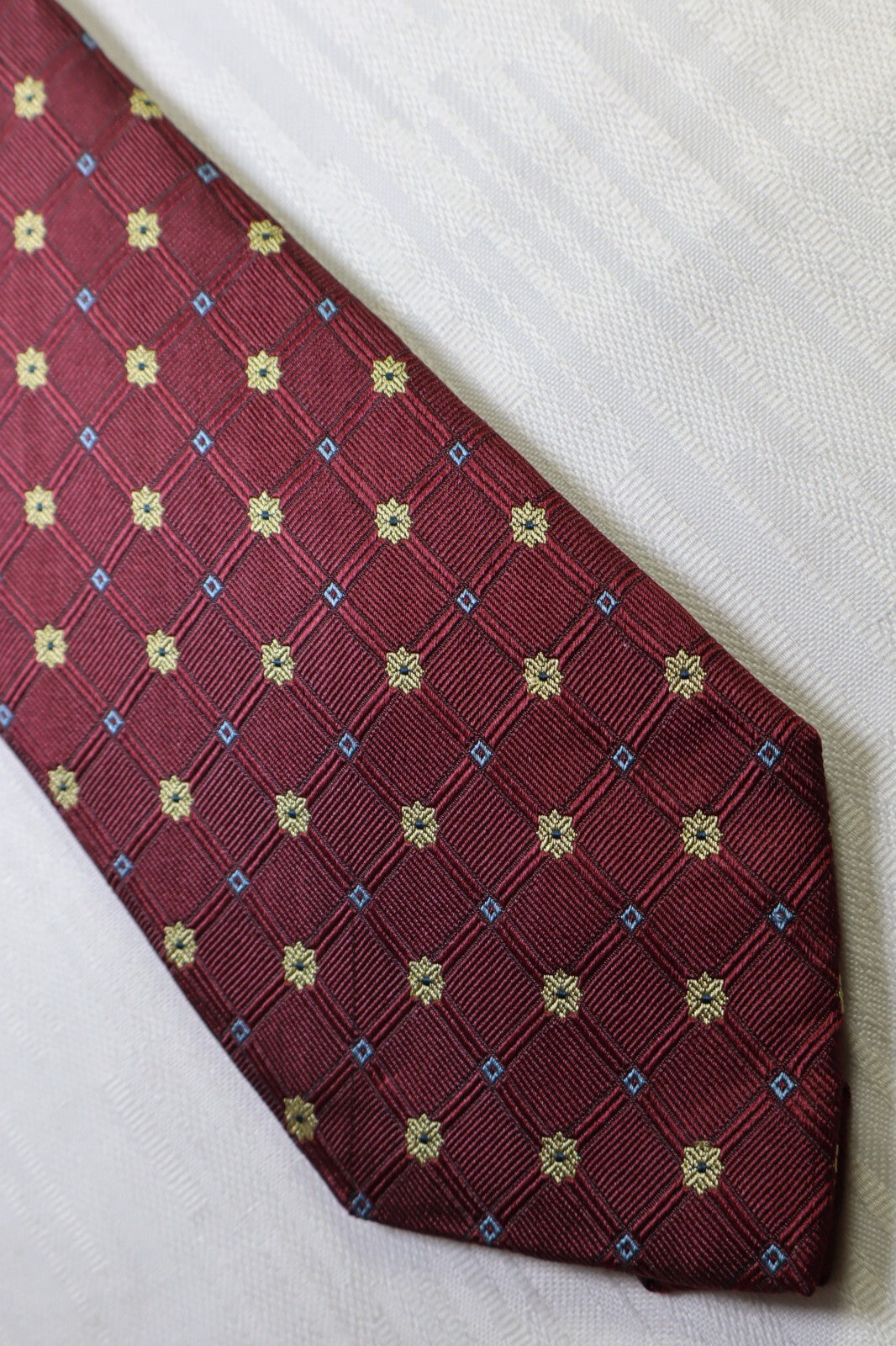 ROXY 100% SILK TIE SETA CRAVATTA NECKTIE MADE ITALY UOMO