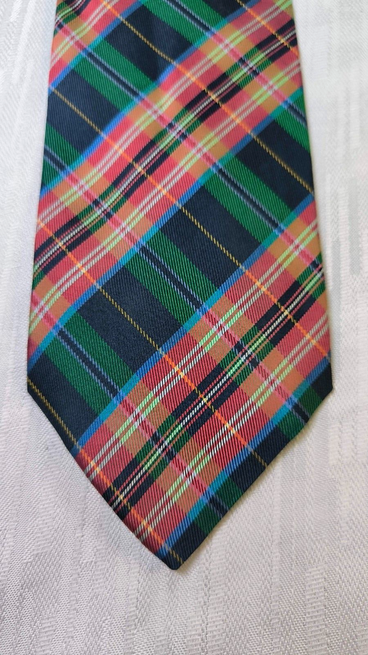 FUMAGALLI 100%  SILK TIE SETA CRAVATTA UOMO NECKTIE MADE IN ITALY VINTAGE