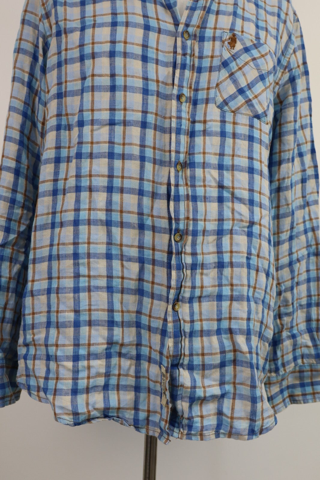 MARLBORO CLASSICS CAMICIA UOMO TG. XL MAN CASUAL VINTAGE SHIRT LINO