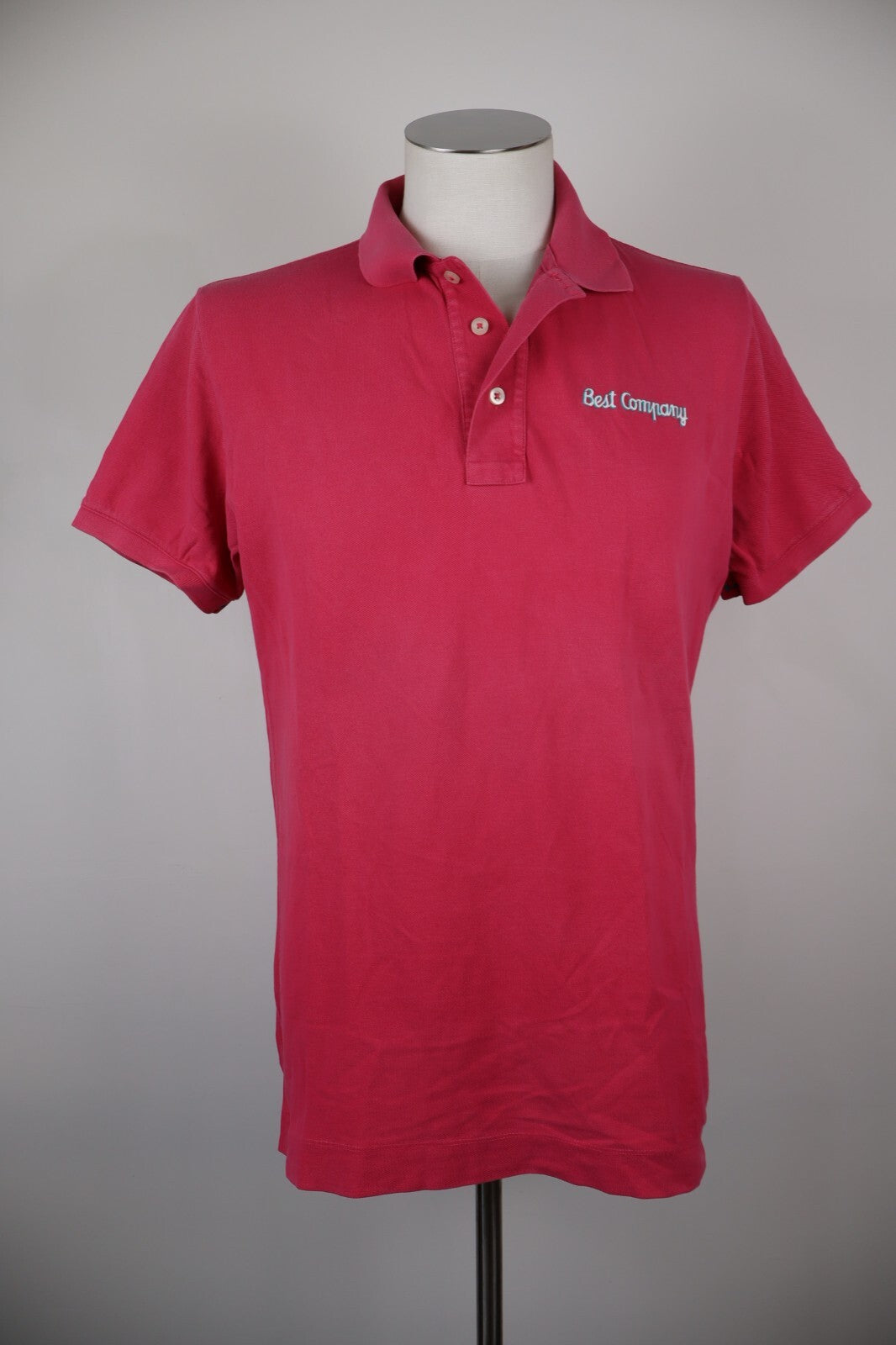BEST COMPANY MAGLIA POLO UOMO TG. L MAN COTONE COTTON T-SHIRT CASUAL VINTAGE