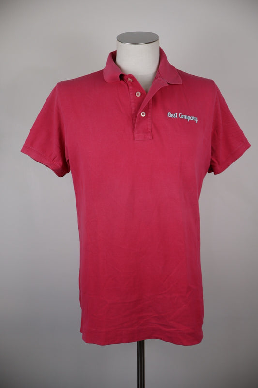 BEST COMPANY MAGLIA POLO UOMO TG. L MAN COTONE COTTON T-SHIRT CASUAL VINTAGE