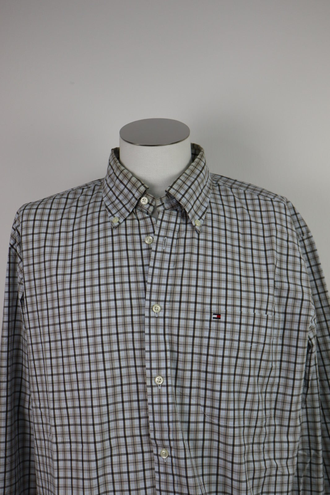 TOMMY HILFIGER CAMICIA UOMO TG. xl MAN CASUAL VINTAGE SHIRT COTONE COTTON