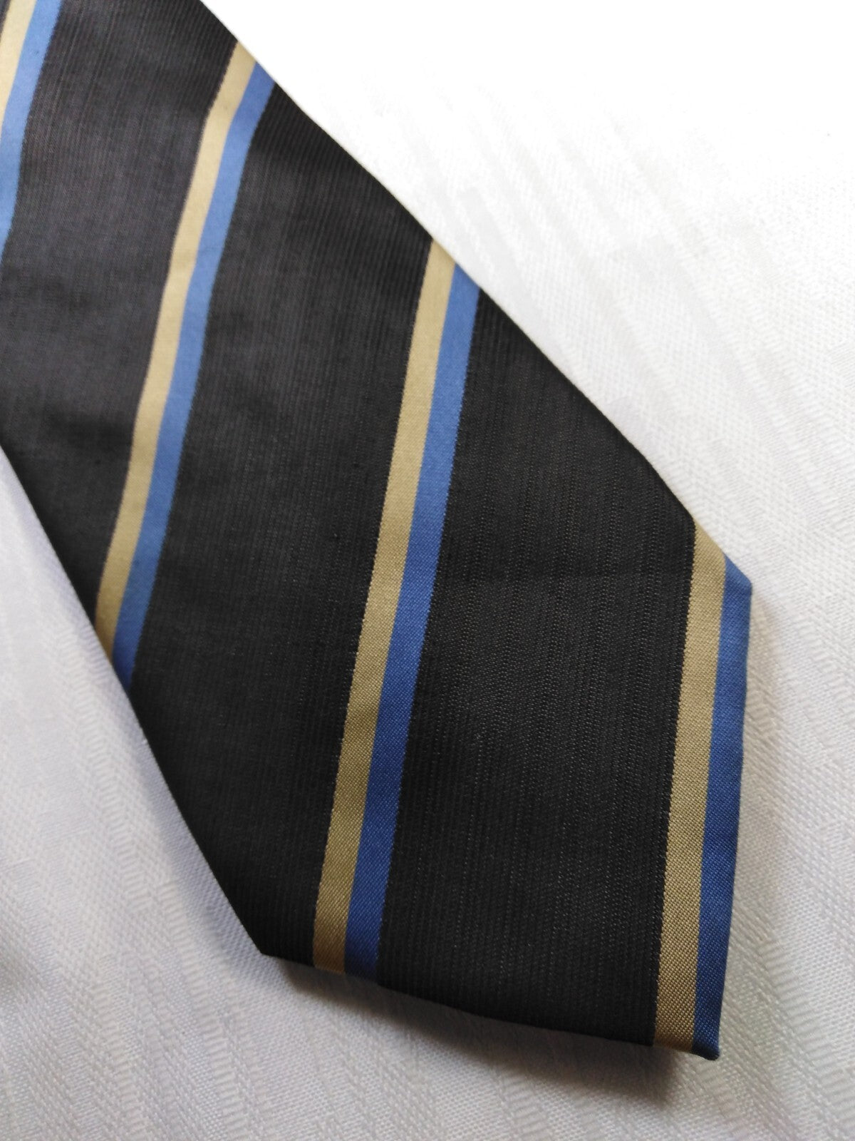 ANDREA CONTE SILK TIE SETA CRAVATTA NECKTIE ITALY SELF TIPPED