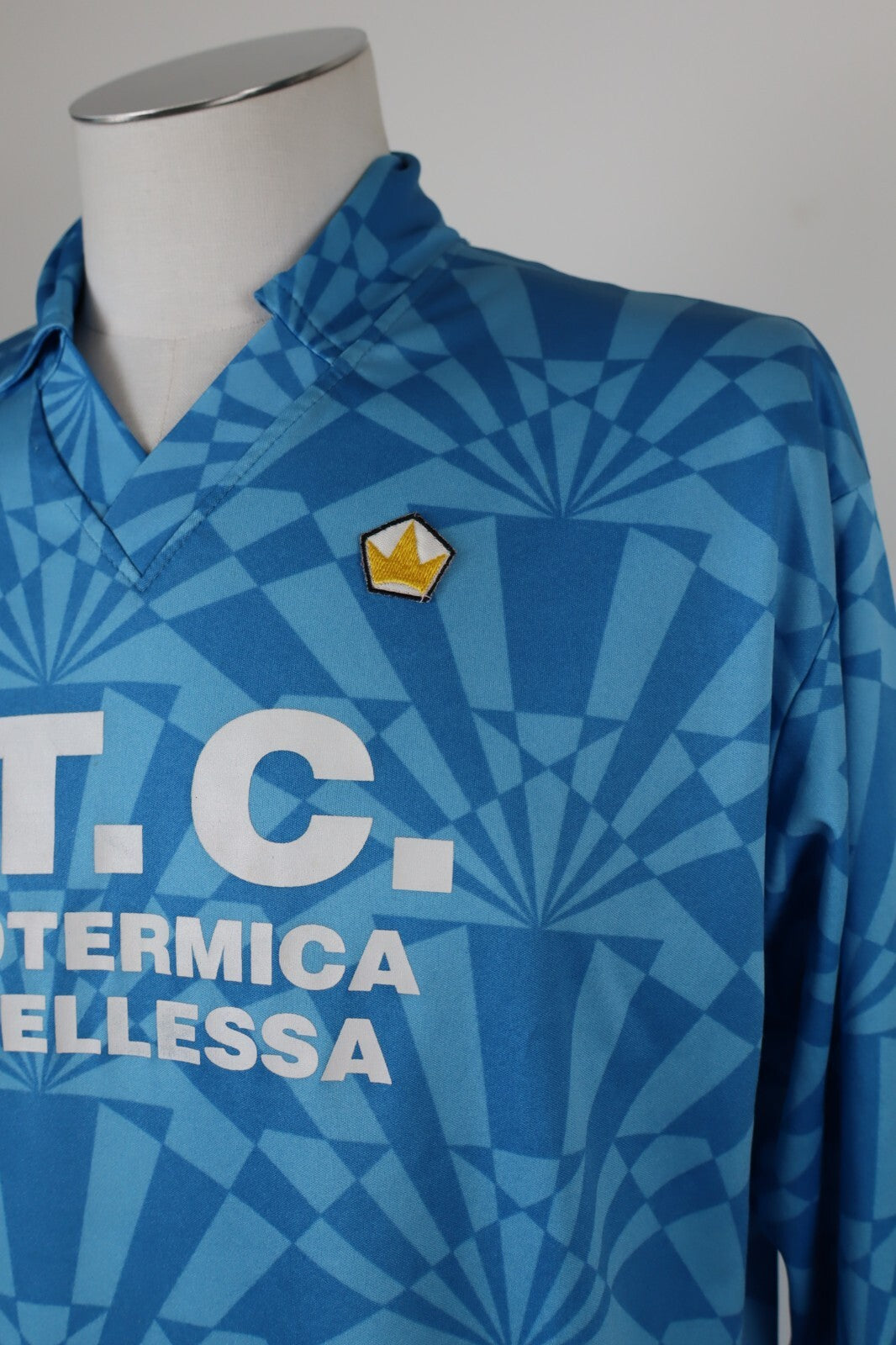 SPAL N 2 MAGLIA CALCIO TRIKOT UOMO Tg L SOCCER JERSEY VINTAGE SHIRT SPORT