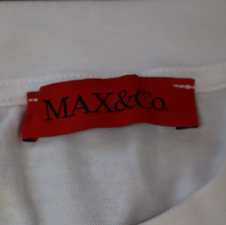 MAX&CO MAGLIA COTONE DONNA TG. XL WOMAN CASUAL VINTAGE TOP T-SHIRT COTTON