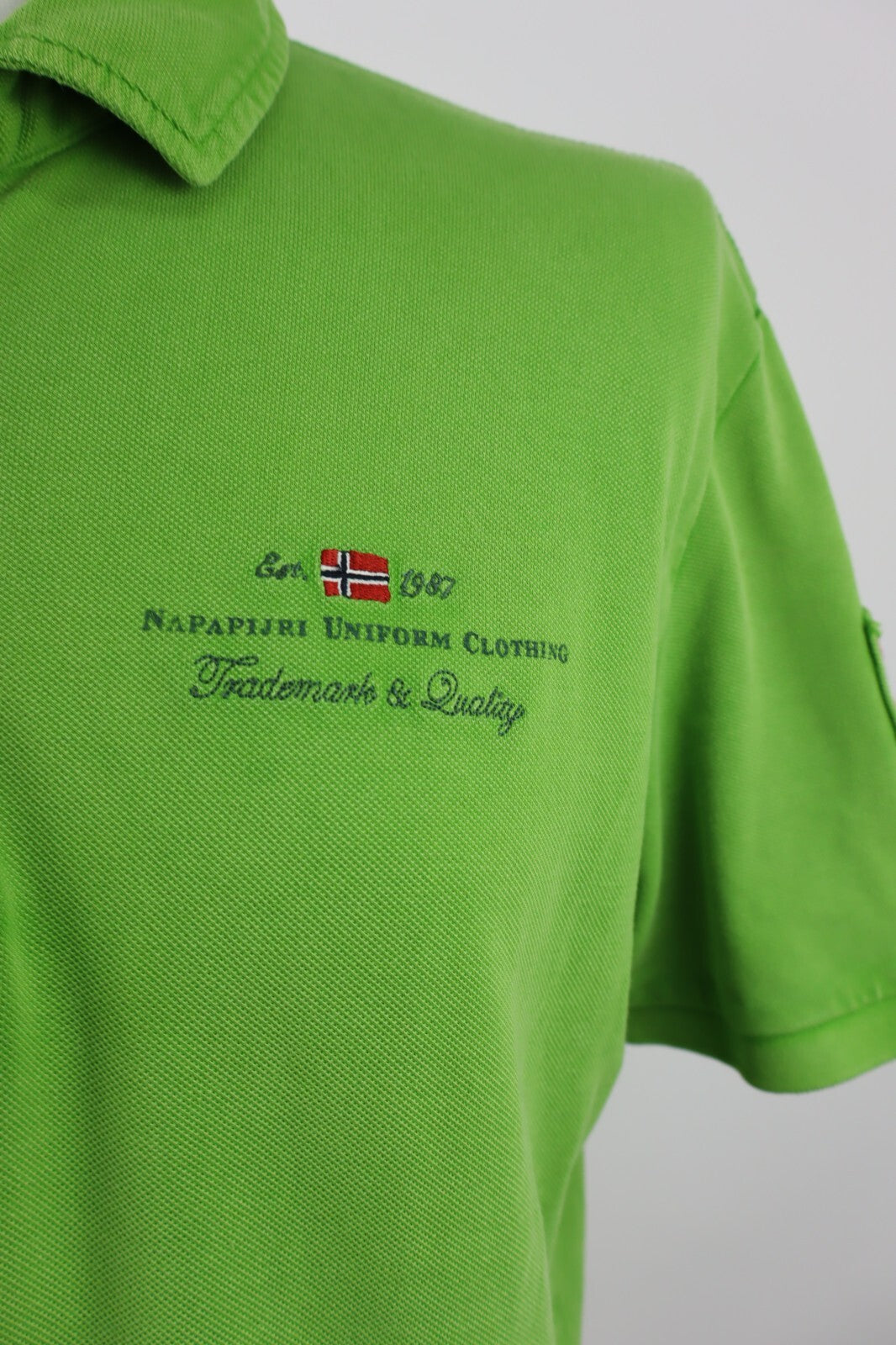 NAPAPIJRI MAGLIA POLO UOMO TG XL MAN T-SHIRT CASUAL VINTAGE COTONE