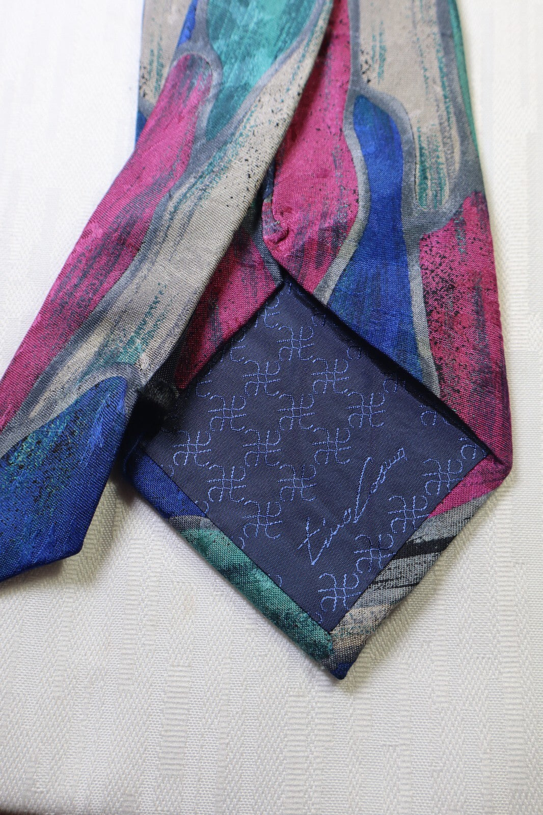 TINO COSMA 100%  SILK TIE SETA CRAVATTA NECKTIE MADE IN ITALY