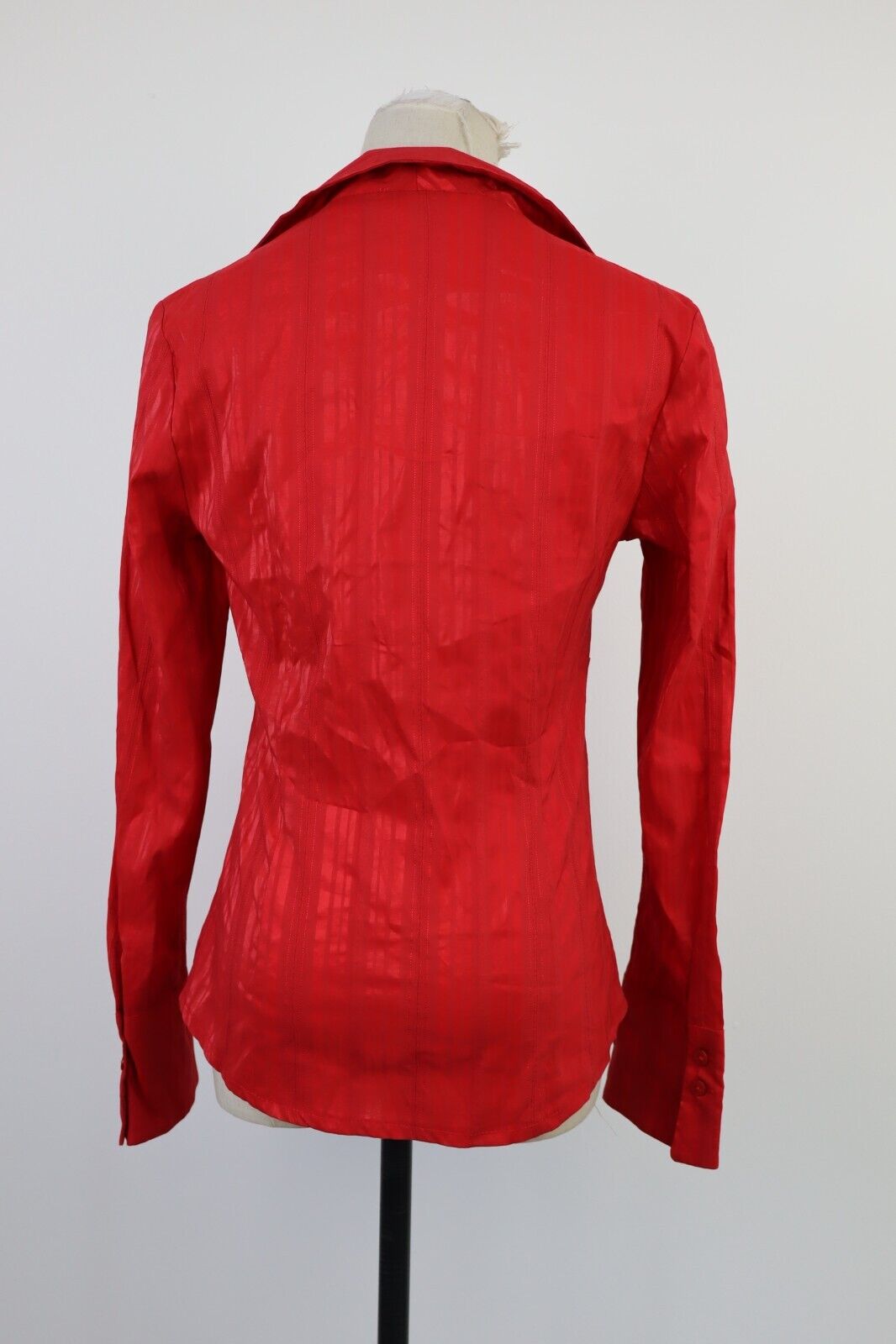 CAMICIA DONNA S WOMAN SHIRT GOTHIC PIZZO RICAMO SCINTILLE Y2K 2000'S
