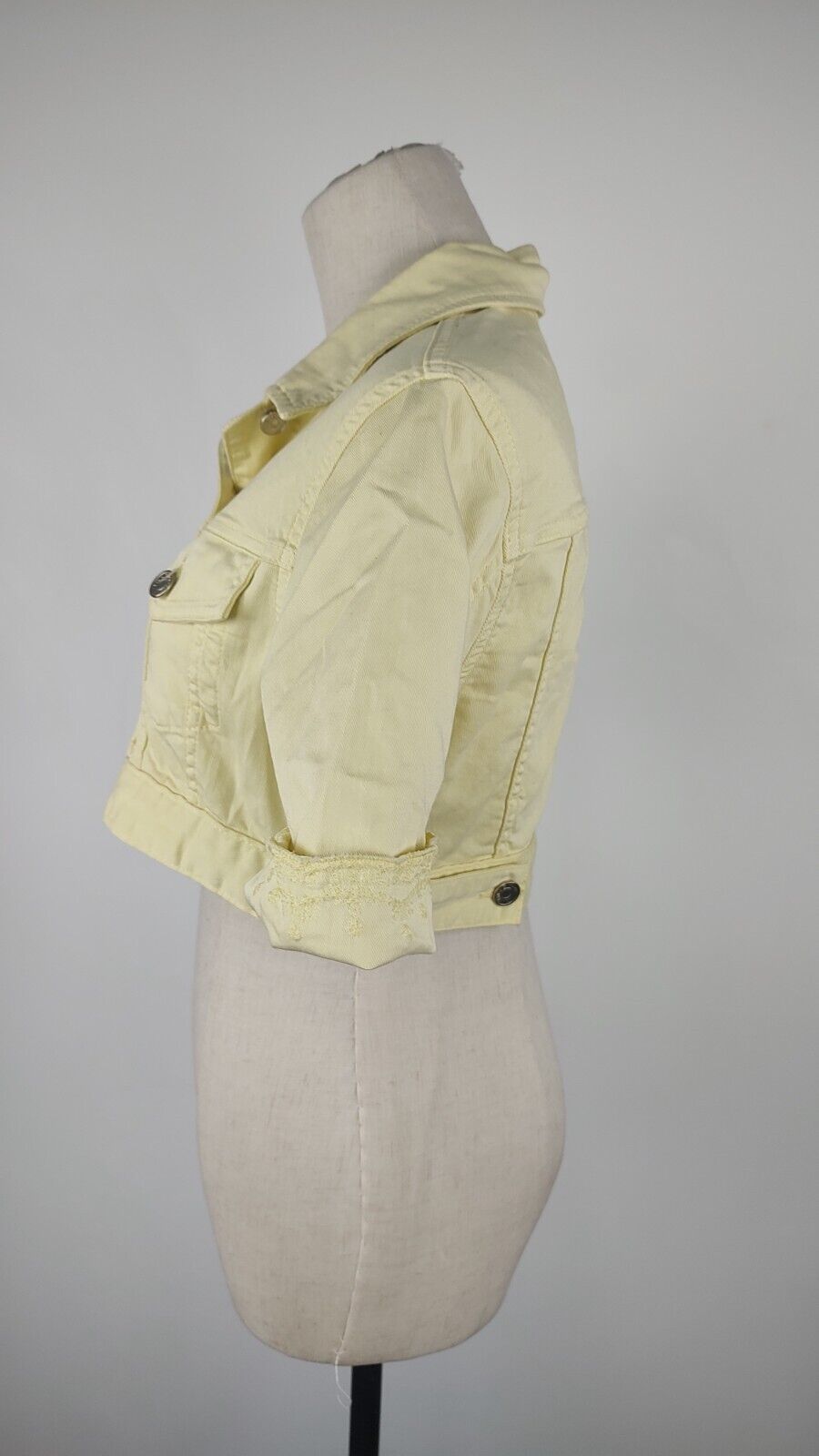 LIU JO GIACCA DONNA COTONE Tg S WOMAN CASUAL VINTAGE JACKET COTTON DENIM