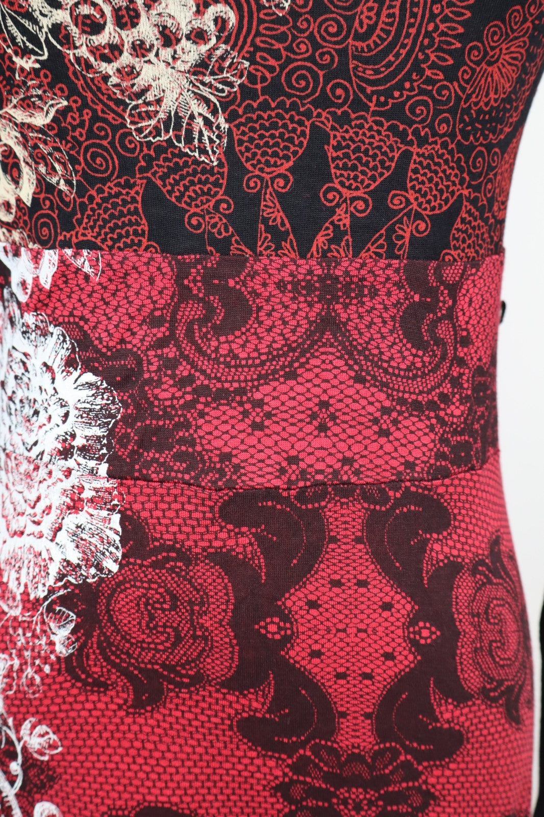DESIGUAL VESTITO  DONNA TG S WOMAN CASUAL VINTAGE DRESS ABITO VISCOSA
