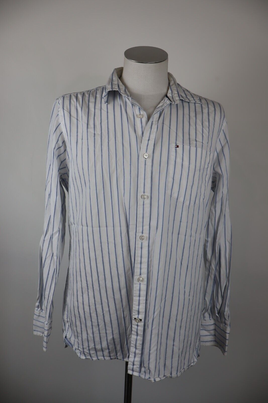 TOMMY HILFIGER CAMICIA UOMO TG. M MAN CASUAL VINTAGE SHIRT COTONE COTTON