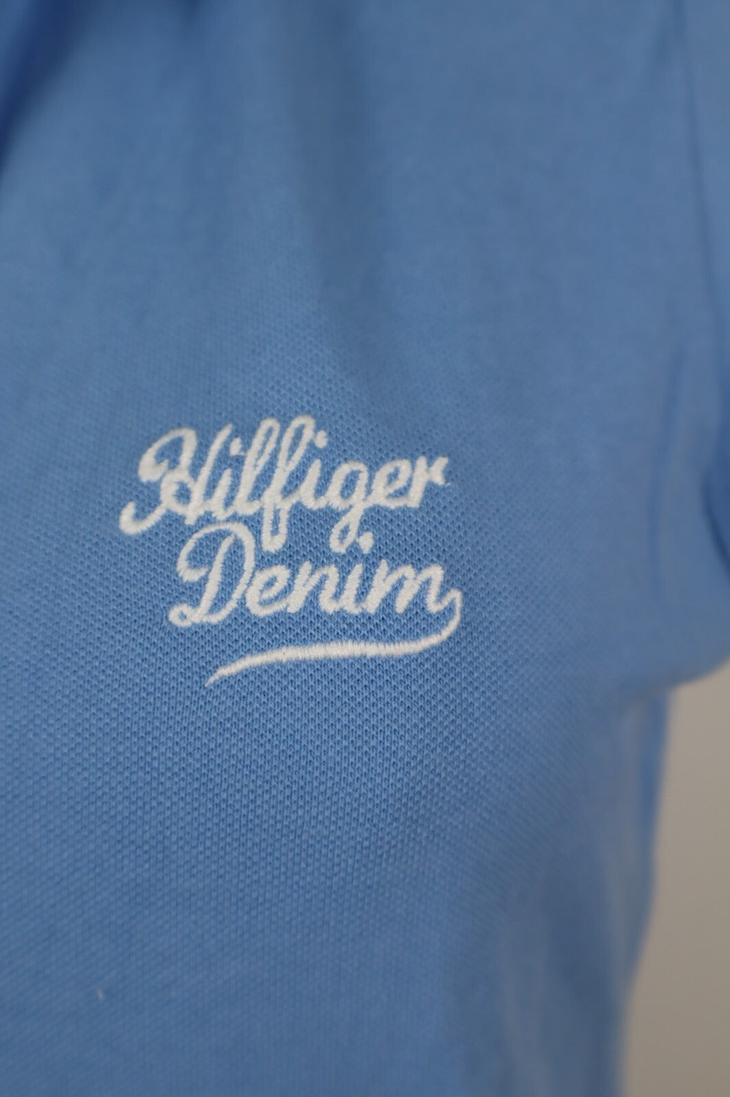 TOMMY HILFIGER DENIM POLO MAGLIA T-SHIRT DONNA COTONE TG M WOMAN CASUAL VINTAGE