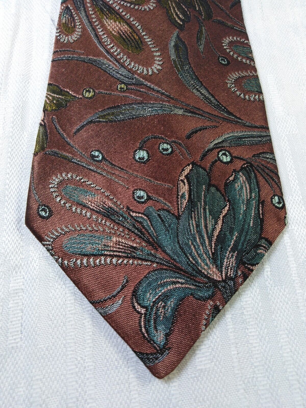 GIAN MARCO VENTURI 100% SILK TIE SETA CRAVATTA NECKTIE MADE IN ITALY