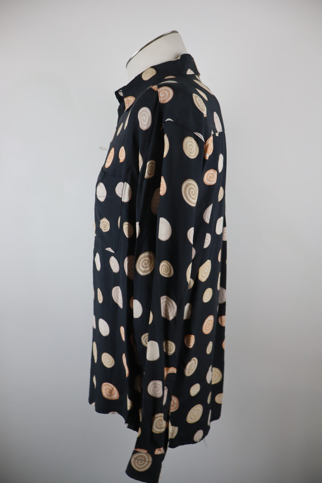 WAMPUM CAMICIA UOMO TG. L MAN CASUAL VINTAGE SHIRT COTONE