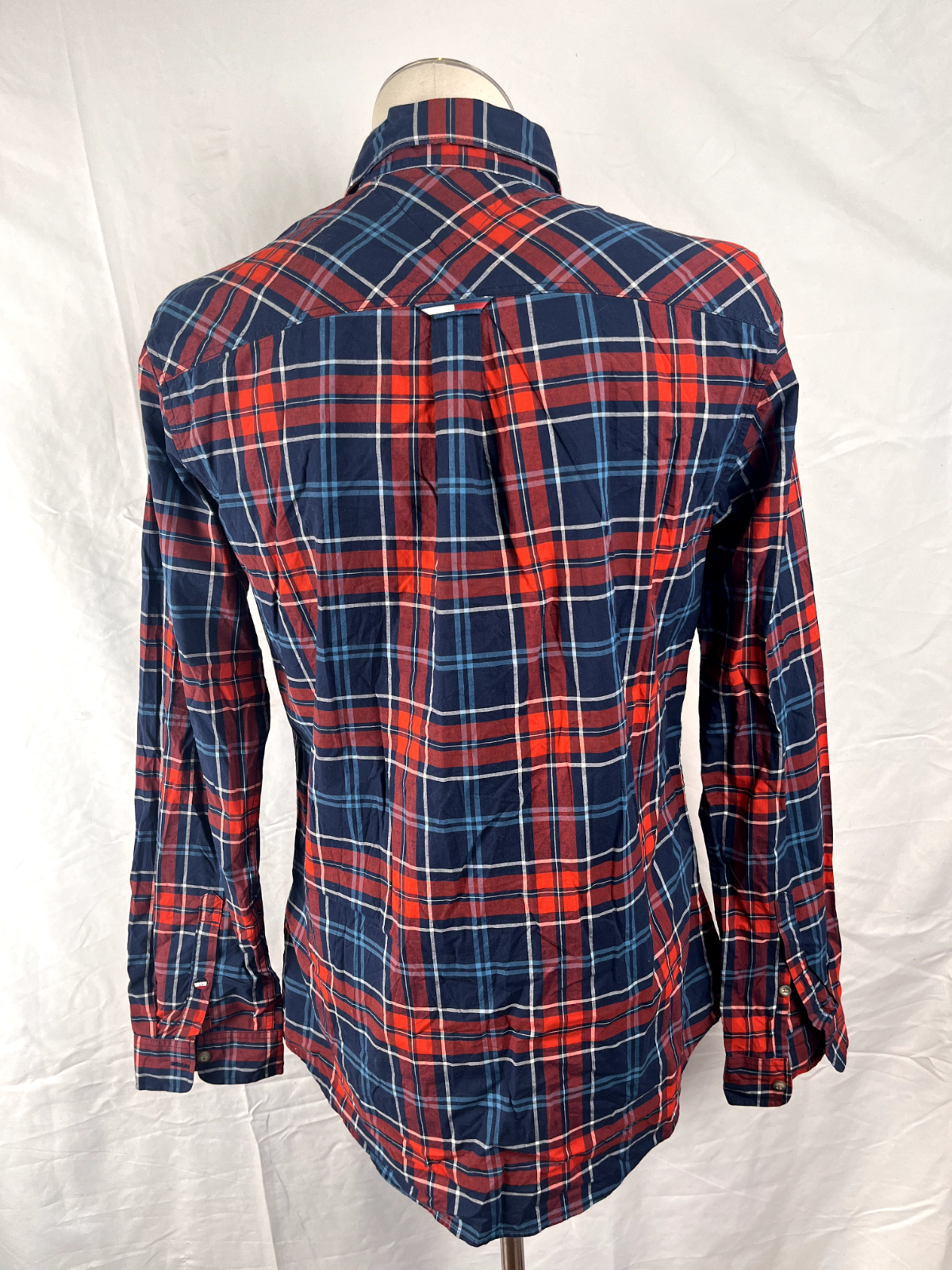 TOMMY HILFIGER CAMICIA COTONE SHIRT UOMO Tg. M MAN VINTAGE CASUAL COTTON