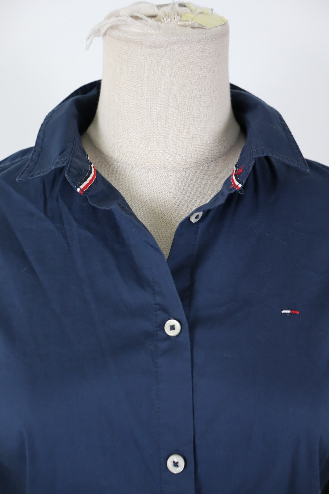 TOMMY HILFIGER CAMICIA DONNA TG. L WOMAN SHIRT CASUAL VINTAGE COTONE COTTON