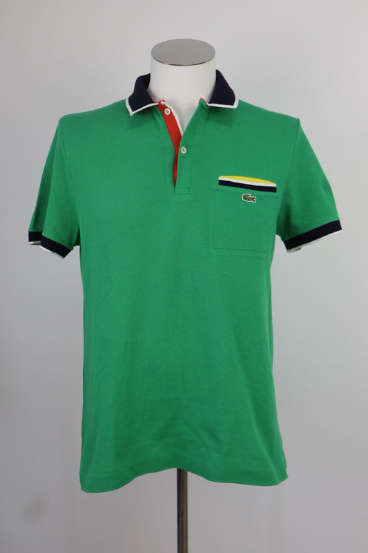 LACOSTE LIVE MAGLIA POLO UOMO TG. 4 MAN T-SHIRT CASUAL VINTAGE COTONE COTTON