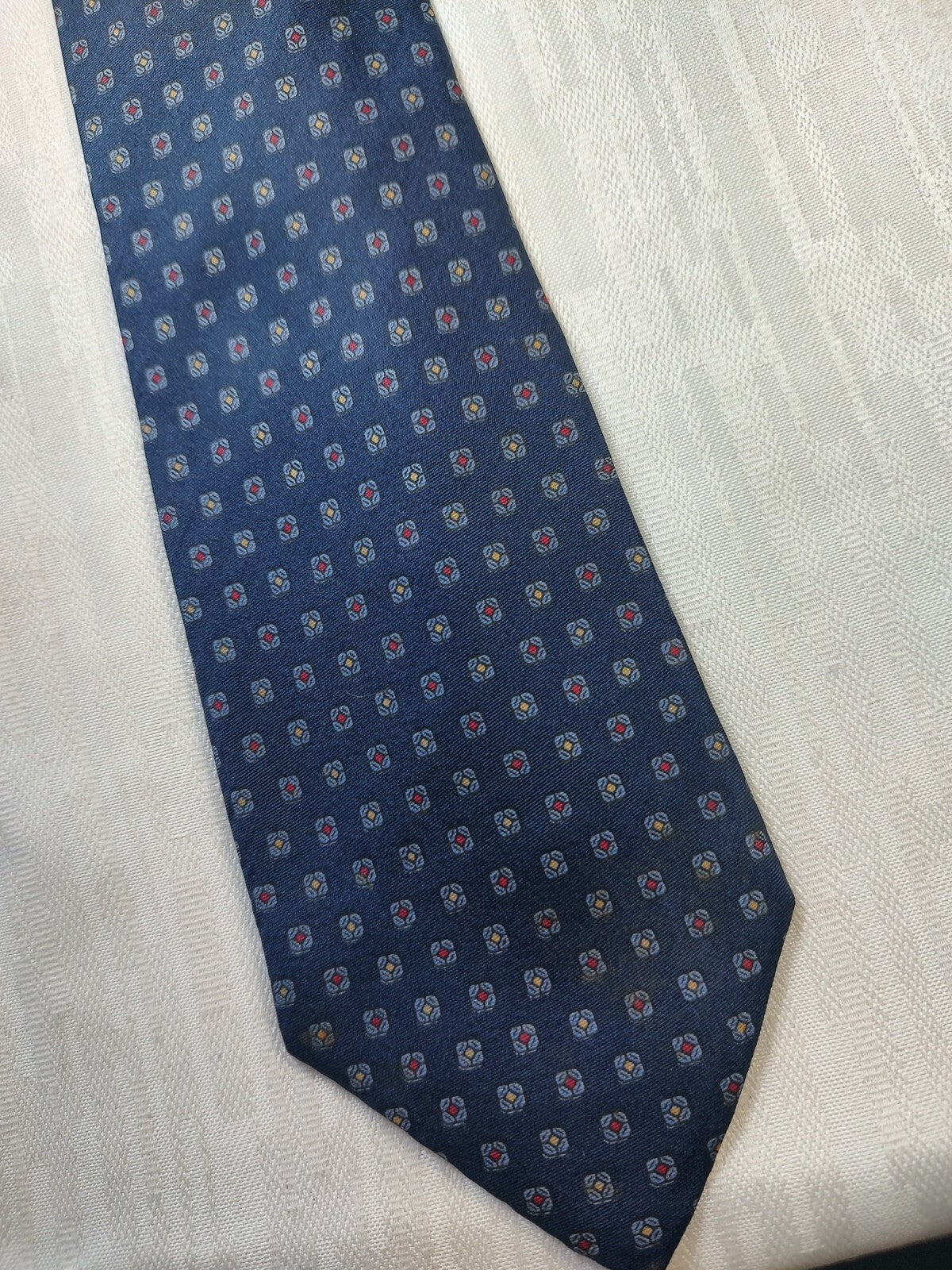 LUIGI PANZA 100% SILK TIE SETA CRAVATTA NECKTIE MADE IN ITALY CLASSIC