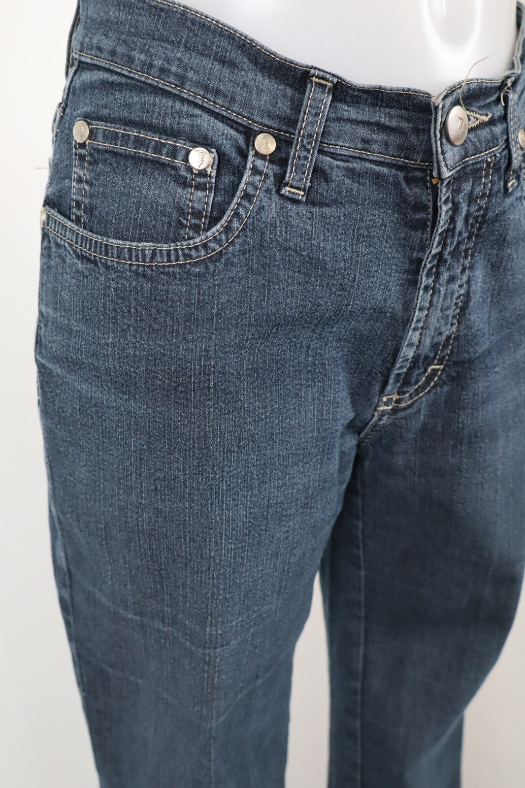 TRUSSARDI PANTALONE CASUAL DONNA TG W29 WOMAN VINTAGE PANTS DENIM