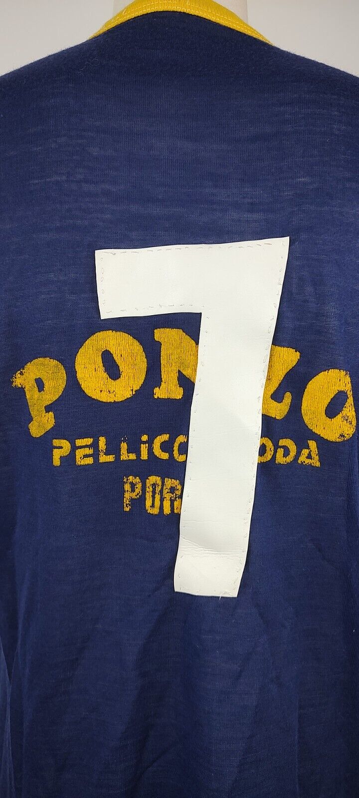 METERO SPORTING PORTICI MAGLIA CALCIO UOMO Tg M SOCCER TRIKOT MAN JERSEY nr 7