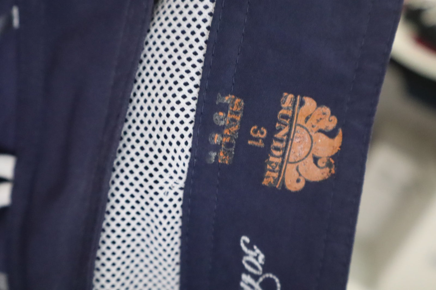 SUNDEK COSTUME PANTALONCINO MARE UOMO TG 31 MAN SWIMSUIT VINTAGE CASUAL SURF