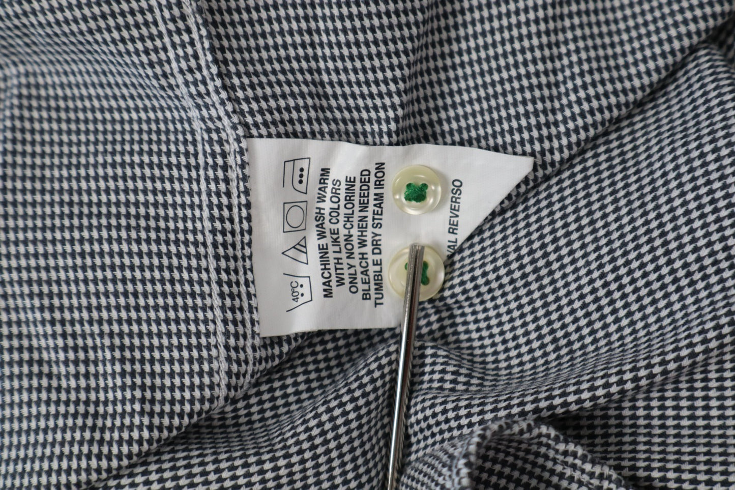 TOMMY HILFIGER SLIM FIT CAMICIA UOMO COTONE TG M MAN CASUAL VINTAGE COTTON SHIRT