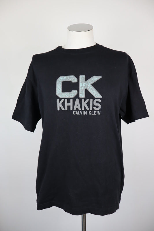 CALVIN KLEIN KHAKIS MAGLIA UOMO TG. XL MAN COTONE COTTON SHIRT CASUAL VINTAGE
