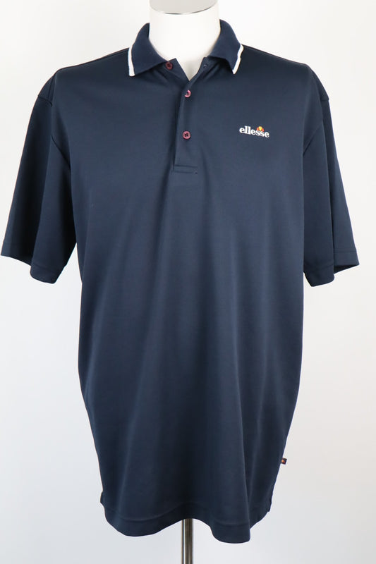 ELLESSE POLO MAGLIA UOMO TG 54 MAN T-SHIRT CASUAL VINTAGE COTONE
