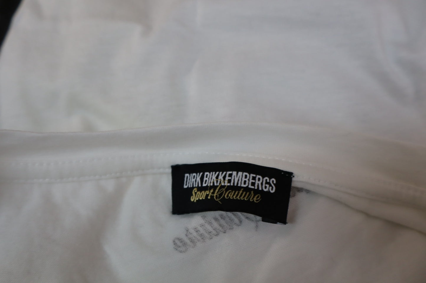 BIKKEMBERGS MAGLIA SMANICATA DONNA TG. S WOMAN CASUAL VINTAGE T-SHIRT TOP COTONE