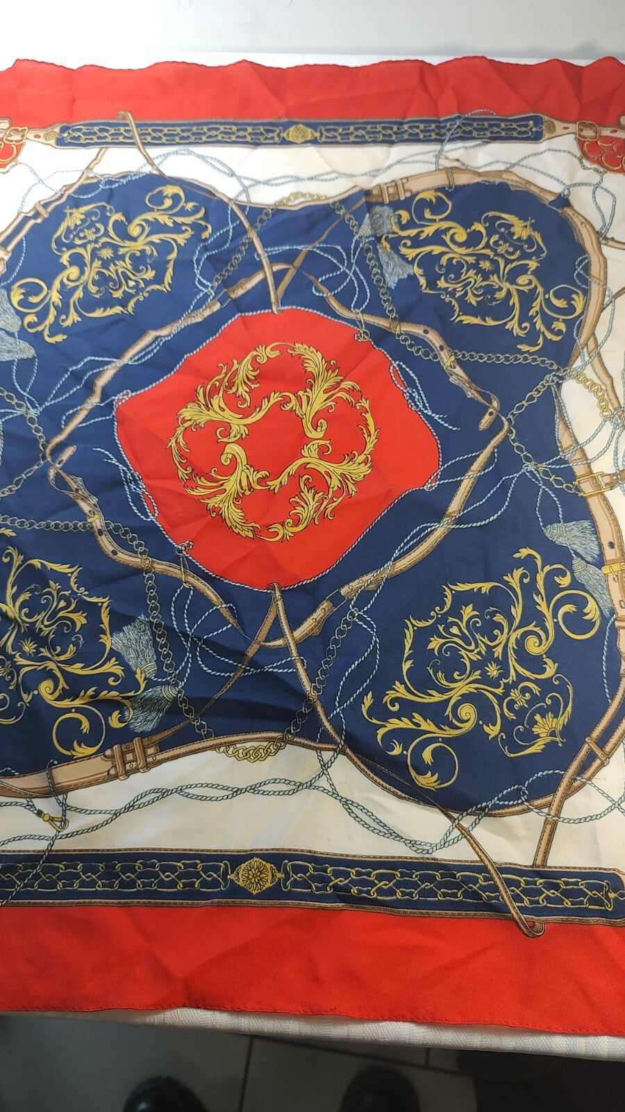 MARC LAURY FOULARD 100% SILK SETA SCARVES SCARF SQUARE MADE IN ITALY