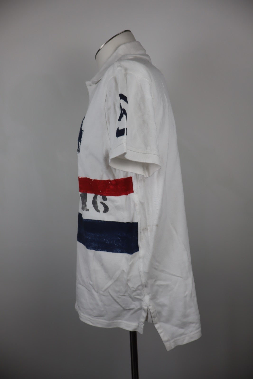RALPH LAUREN MAGLIA POLO UOMO COTONE TG. L MAN COTTON SHIRT LOGO CASUAL LOGO
