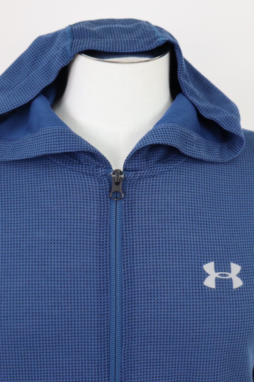 UNDER ARMOR HEATGEAR FELPA ZIP E CAPPUCCIO UOMO M MAN SPORT  SWEATSHIRT CASUAL