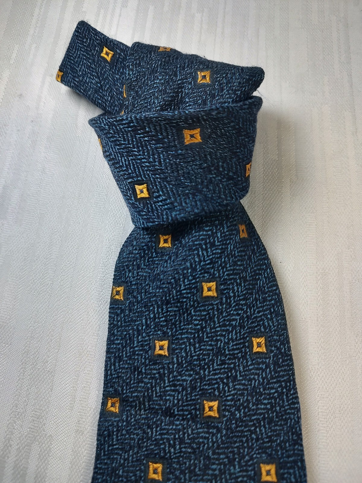 TRUSSARDI LANA  SILK TIE SETA CRAVATTA NECKTIE MADE IN ITALY CLASSIC