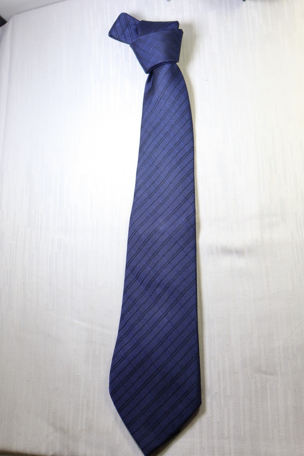 BARTON MODA SETA SILK TIE CRAVATTA NECKTIE ITALY VINTAGE CLASSIC SELF TIPPED