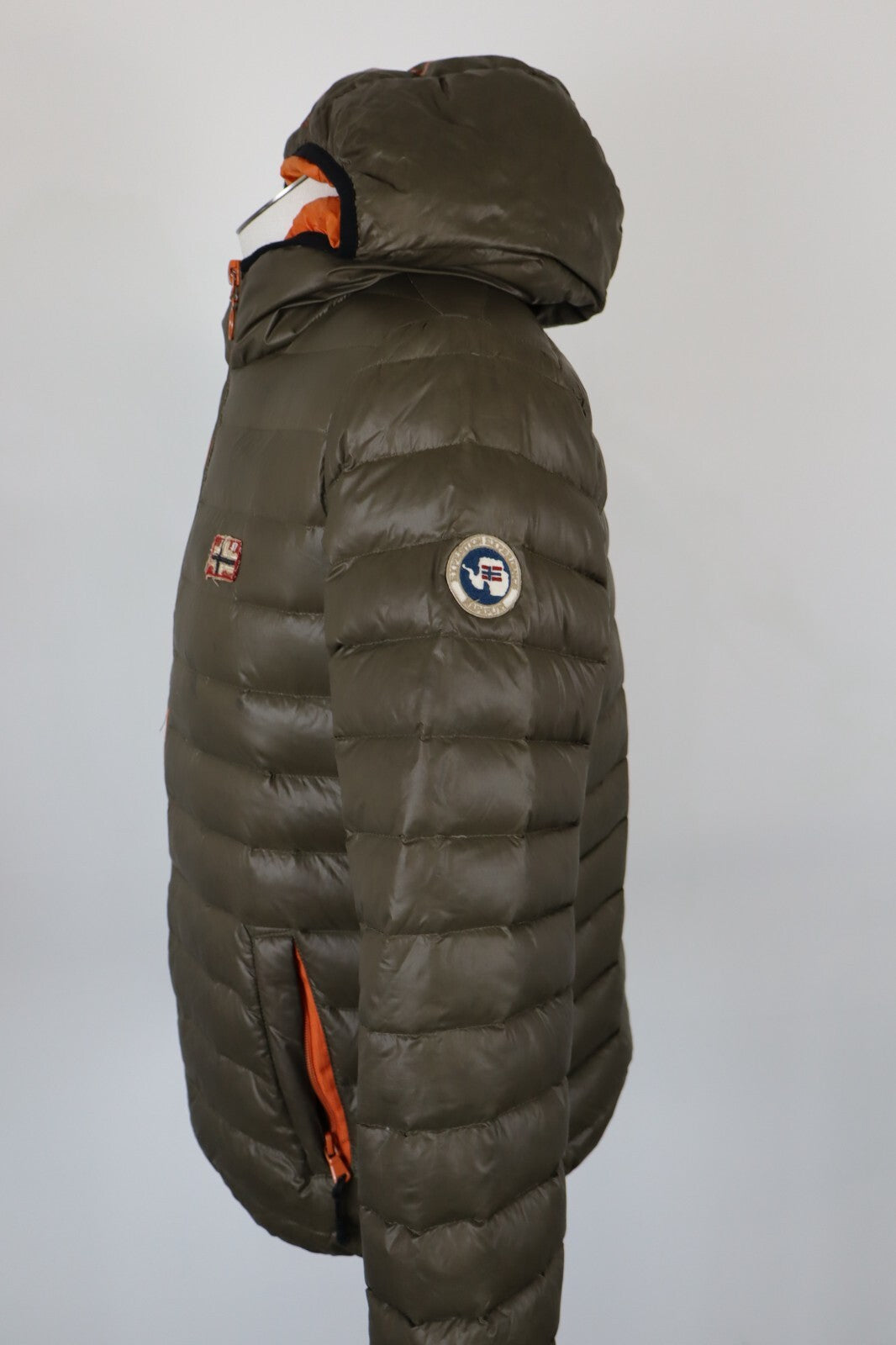 NAPAPIJRI GIUBBINO PIUMINO UOMO TG. L MAN CASUAL VINTAGE DOWN JACKET