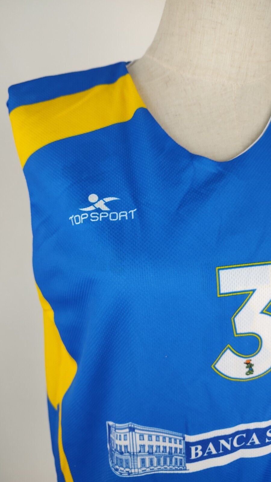 STABIA CANNAVALE N. 3 CANOTTA DONNA BASKET INDOSSATA TG M SPORT DOUBLE-FACE