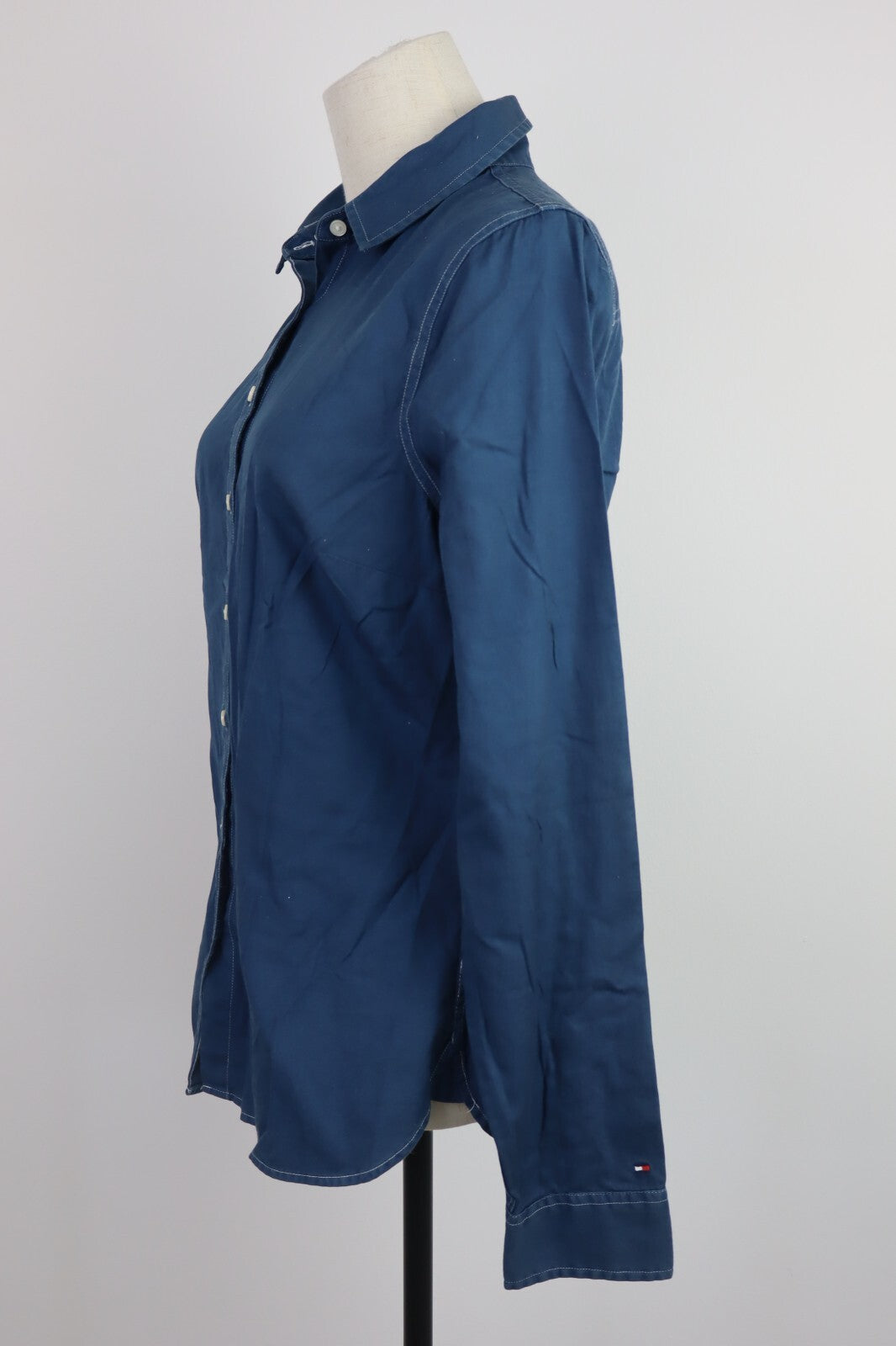 TOMMY HILFIGER CAMICIA DONNA TG. M WOMAN SHIRT CASUAL VINTAGE COTONE COTTON