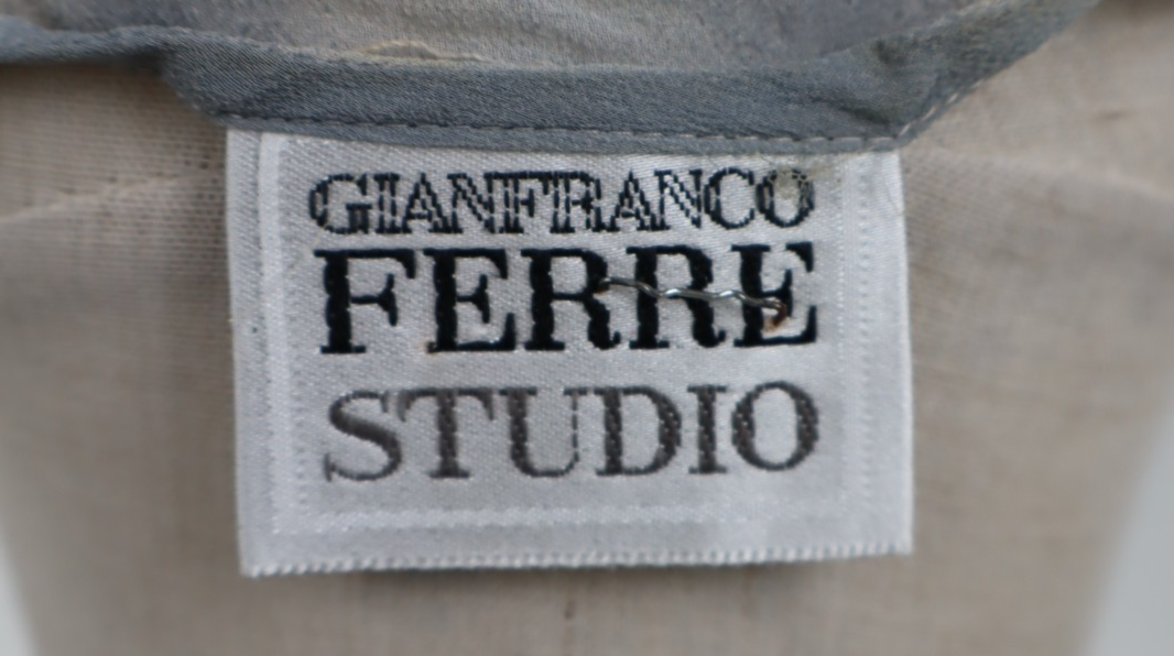 GIANFRANCO FERRE' STUDIO MAGLIA DONNA TG. 42 WOMAN CASUAL VINTAGE BLUSA SETA