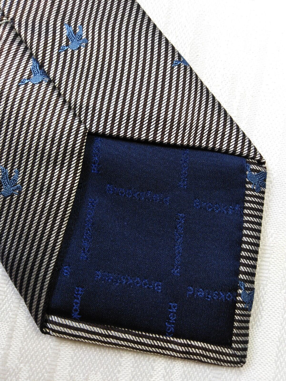BROOKSFIELD 100% SILK TIE SETA CRAVATTA NECKTIE MADE IN ITALIA CLASSIC