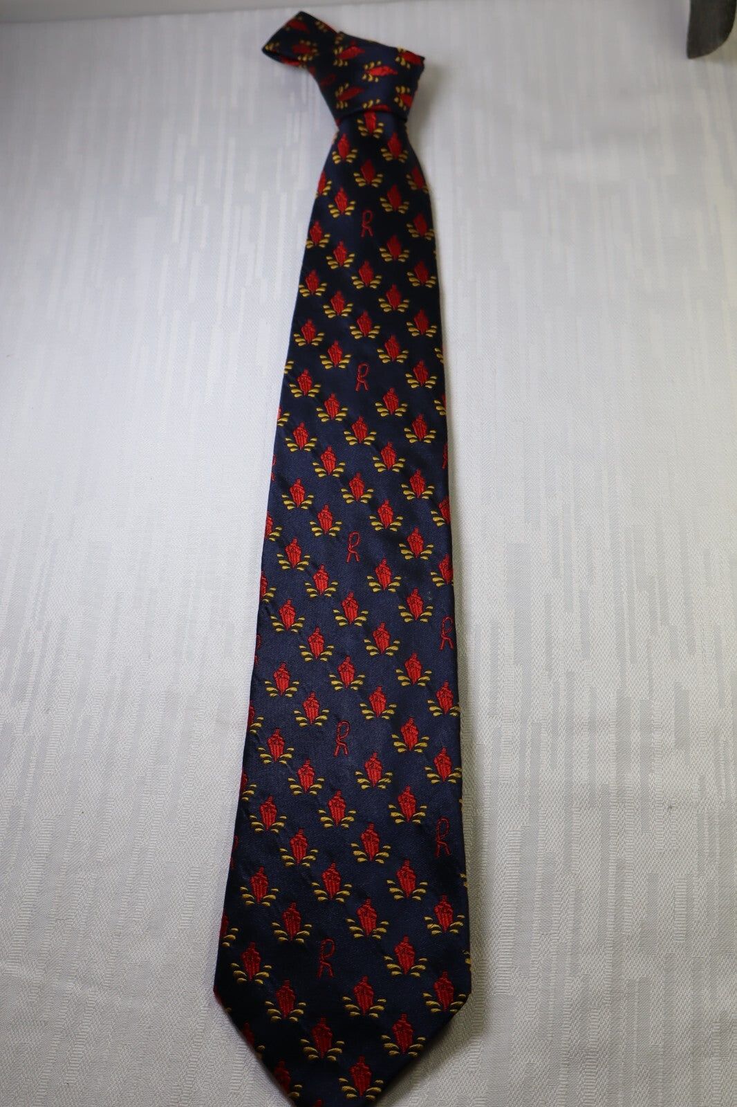 ROBERTA DI CAMERINO 100%  SILK TIE SETA CRAVATTA NECKTIE MADE IN ITALY