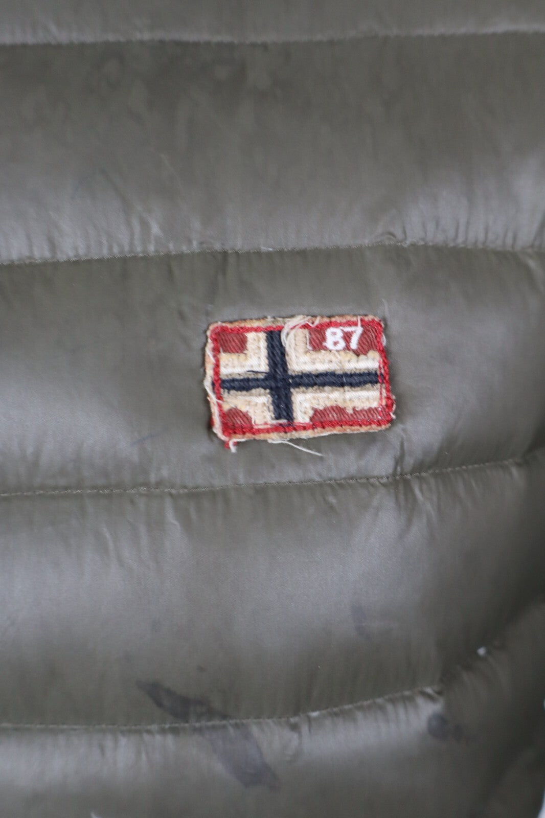 NAPAPIJRI GIUBBINO PIUMINO UOMO TG. L MAN CASUAL VINTAGE DOWN JACKET