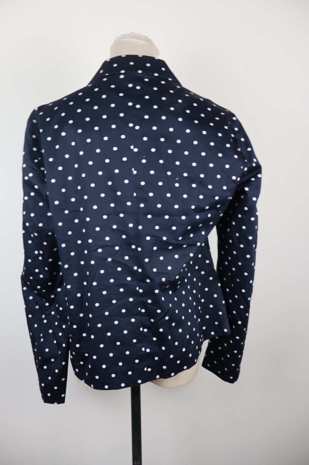 EMME MARELLA BLAZER GIACCA COTONE DONNA Tg 52 WOMAN CASUAL VINTAGE JACKET POIS