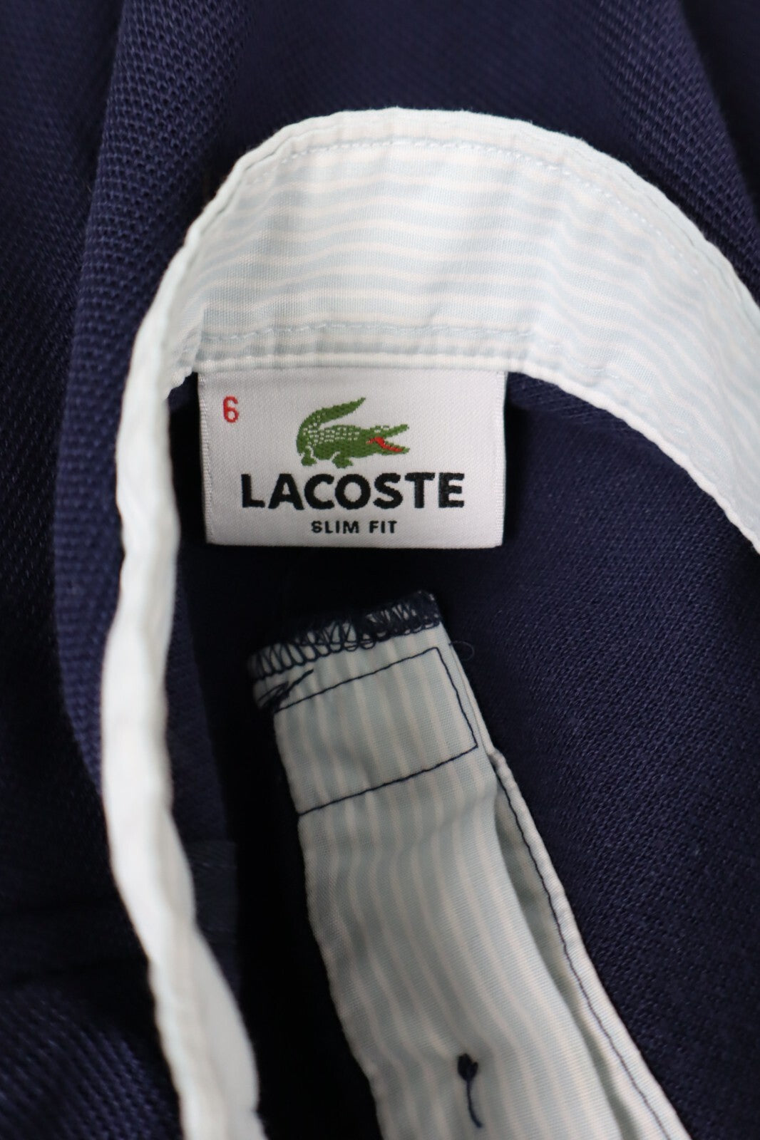 LACOSTE POLO MAGLIA T-SHIRT DONNA COTONE TG 6 WOMAN CASUAL VINTAGE